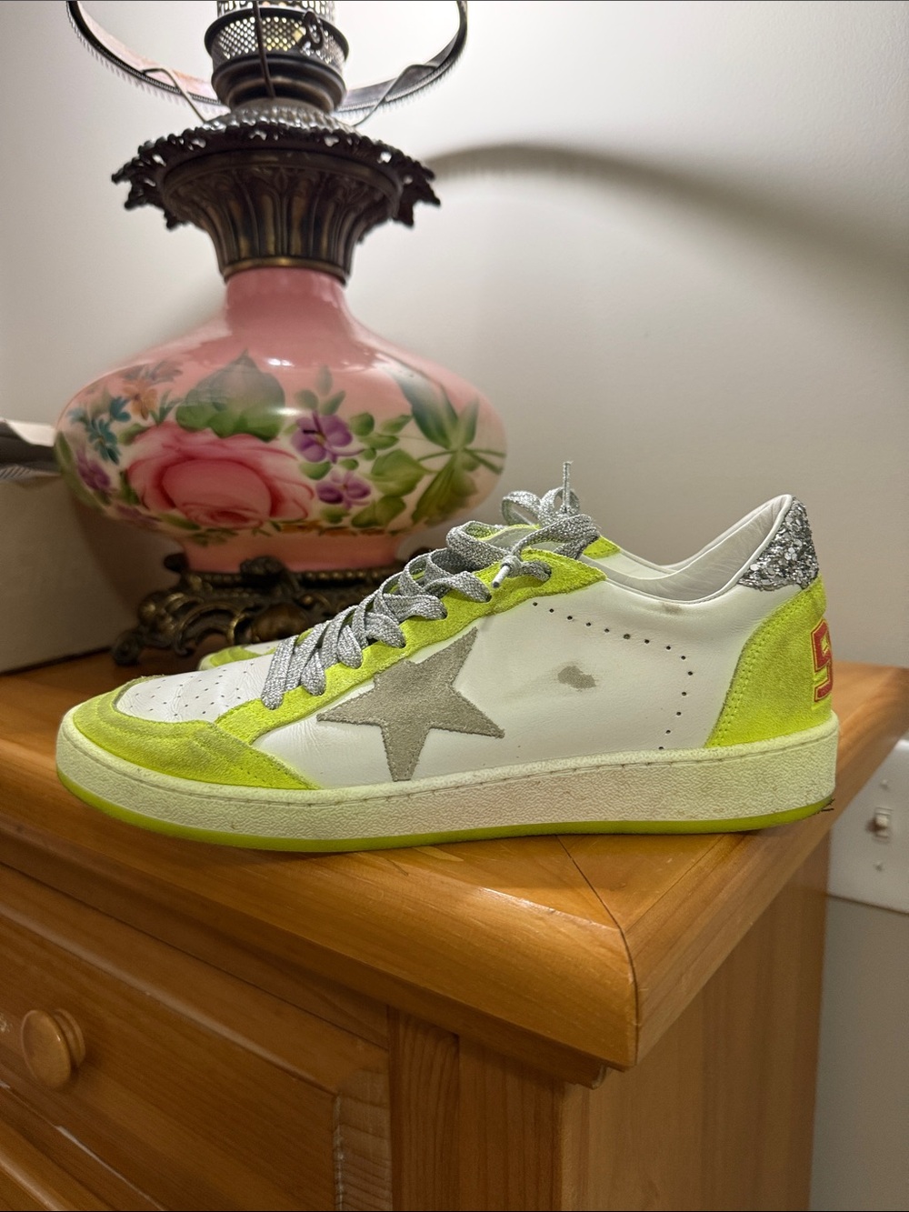 Golden Goose White Sneakers with